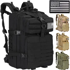 45L Military Tactical Backpacks Lage 3 Day Assault Pack Camping Hiking Rucksack