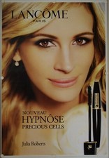 HYPNOSIS mascara poster LANCÔME 2010 JULIA ROBERTS - 120x177 cm
