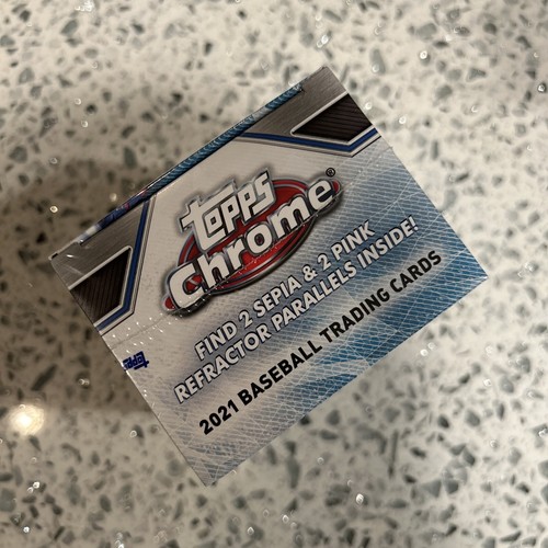 2021 Topps Chrome Baseball MLB Blaster Box Brand New Factory Sealed - Picture 3 of 6