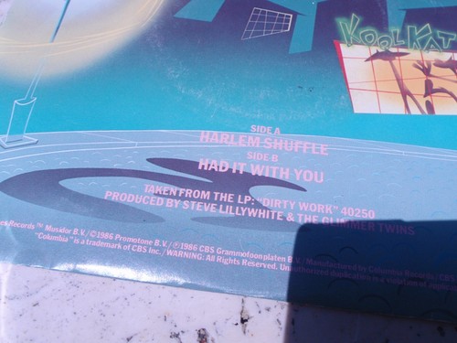 The Rolling Stones Harlem Shuffle Had It With You 45 single vinyl record - Foto 4 di 8