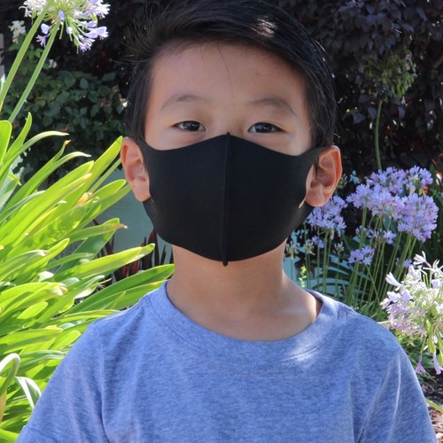 EYELOV FACE MASKS 10 PACK FOR ADULTS AND KIDS - BLACK AND COLORFUL WASHABLE - Picture 16 of 28
