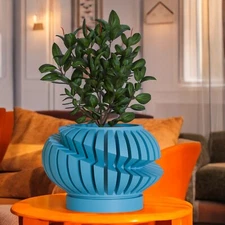 The Syvanna Space Age Retro Minimalist Planter Vintage Inspired  Mid Century Mod