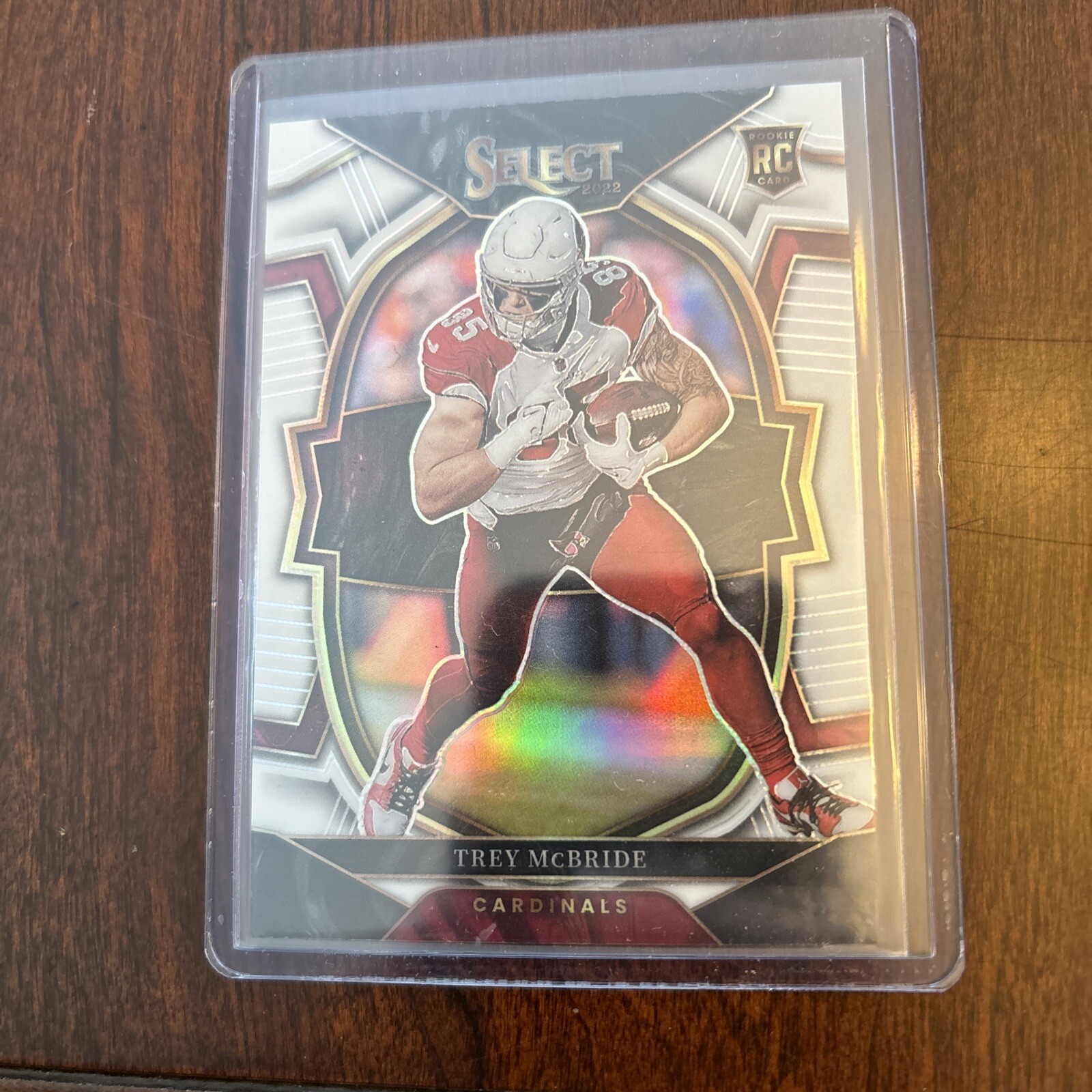 2022 Panini Select 11 Trey McBride WHITE Concourse Prizm /35 RC Color Match