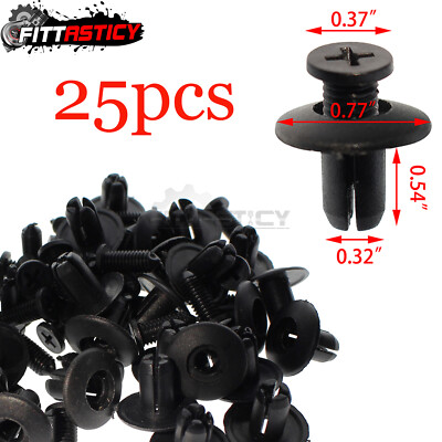 25x Fit For Hyundai Santa Fe Tucson Kia Universal Push Clip Retainer 86590-28000