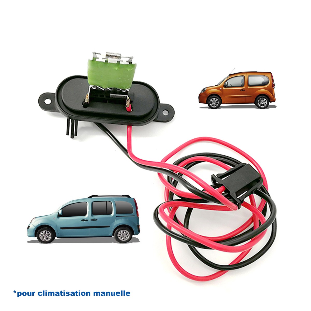 Résistance Chauffage/climatisation Habitacle Pour Renault Kangoo Grand Kangoo II - Réf. SC59579 PARTSLINE NEUVE