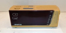 Spartus Model: 0123-Radio Alarm Clock-AM/FM-tan Digital-Corded for repair
