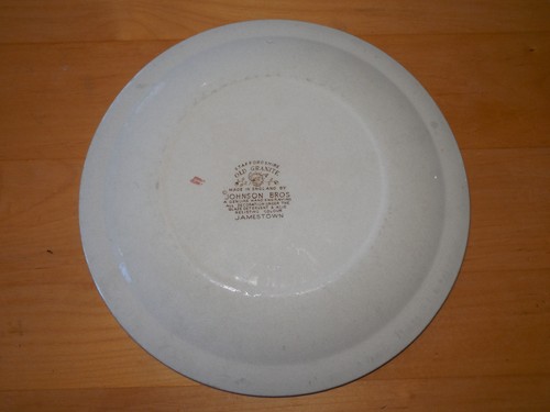 Johnson Bros England JAMESTOWN BROWN Dinner Plate 10" 1 ea 7 available - Picture 3 of 10