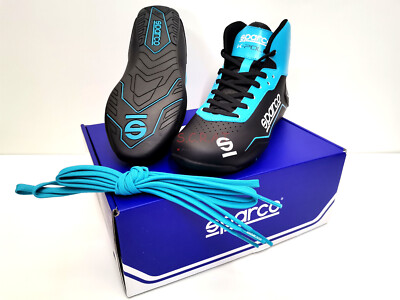 Sparco K-Pole Kartschuhe Motorsport Blau Schwarz Model 2020