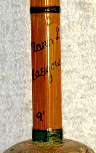 Split Cane Fly Rod CC MANN GLASGOW 9’ 2 Piece Vintage with Bag - Picture 11 of 22