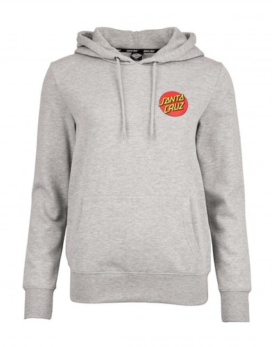 Santa Cruz Damen Hoodie - Classic Dot - Größe 8 - Skateboard / Surf Kapuze H grau - Bild 5 von 9