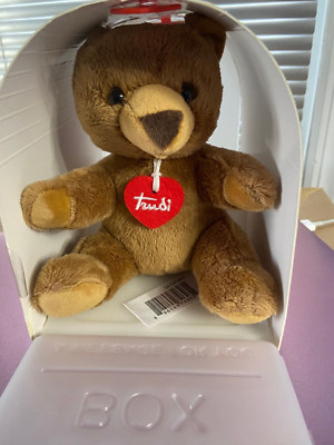 Trudi Bear Plush Love Box Gift Set 6.3 inch Exclusive Italian Designed New