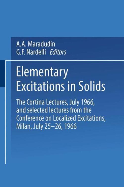 A. A. Maradudin | Elementary Excitations In Solids | Taschenbuch |