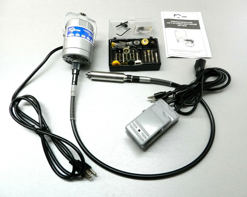 Eje Flexible Motor Fabricación de Joyería Hobby y Manualidades Kit de Eje Flexible 1/4HP 110v Foto 2 de 4