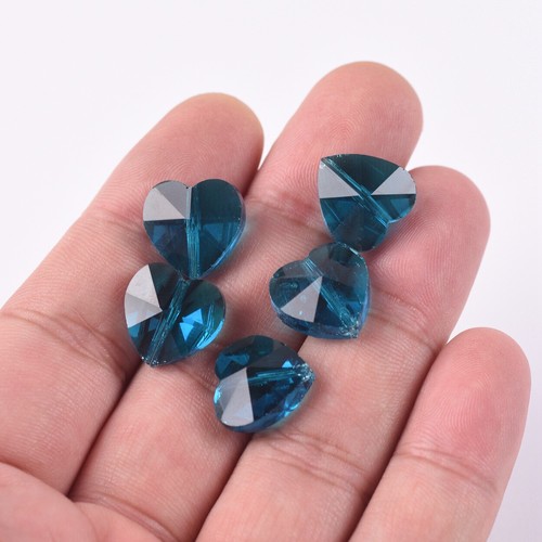 10pcs Butterfly/Heart/Flower 14mm Faceted Crystal Glass Loose Beads lot - Picture 36 of 58