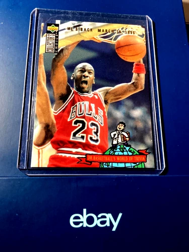 Michael Jordan Basketball Card 1995 Upper Deck He’s Back Chicago Bulls #402 Rare