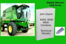 John Deere 9400 9500 & 9600 Combine Service Repair Technical Manual See Desc.