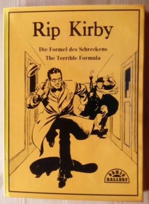 4 x Comic Gallery - Rip Kirby  Nr. 1 - 3 + Flash Gordon Nr. 1  - HC  Überformat