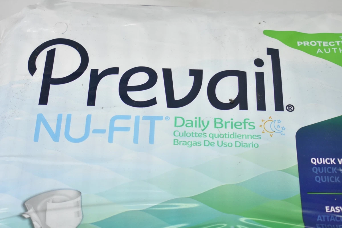 Prevail Nu Fit Daily Briefs 18 Pack Large 45 To 68 Maximum