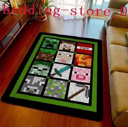 Dormitorio Salón Alfombras Antideslizantes Suelo Alfombras Niños Minecraft - Imagen 26 de 34