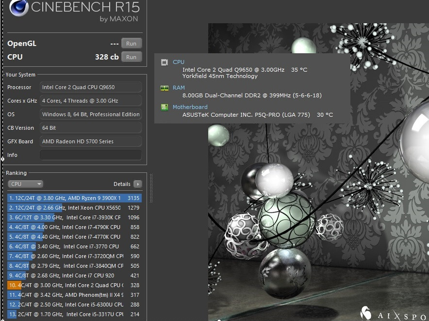 ASUS　P5Q-EM + Core2Quad Q9650 + メモリ4G×4 ASUS P5Q』と『Intel Core2 Quad Q9650』をオーバークロック！お手軽