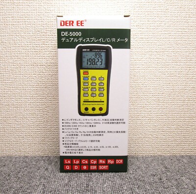 LCRメーターDER EE DE-5000 デュアルディスプレイL/C/R DER EE
