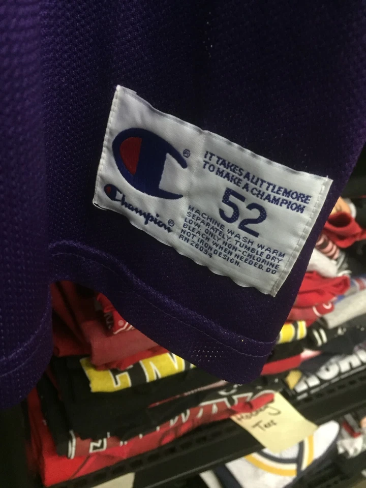 Camiseta Vintage Champion Utah Jazz John Stockton NBA Tamanho 52 XXL - Imagem 2 de 4