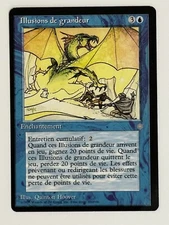 MTG Magic Illusions Of Grandeur French unSigned Artist Proof  X1 ICE Age Hoover