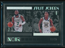 Jaylen Brown Bennedict Mathurin 2022 Panini Noir Metal Framed Split Screen 11/25