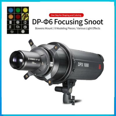 JINBEI DP-ø6 90-150mm Snoot Focusing Optical Condenser Spotlight Art Effect 