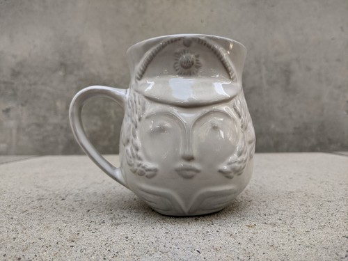 Authentic Signed JONATHAN ADLER 2-Sided Male/Female Mug - Picture 2 of 12