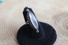 Abalone  Sterling Silver .925 RING size 5.5 by JL Taxco Mexico