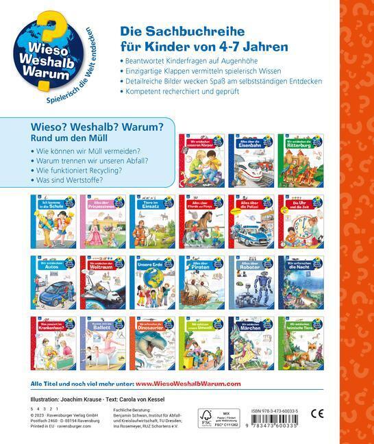 Thumbnail - Wieso? Weshalb? Warum?, Band 74: Rund Um Den Müll | Carola Von Kessel