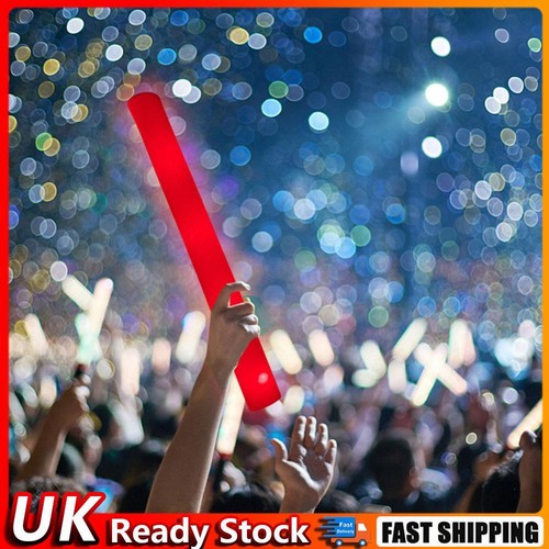 LED Foam Bar Sponge Flashing Tube Party Wedding Festival Supplies (Red)