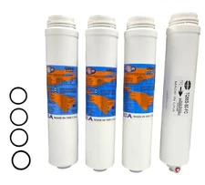 PuROTwist RO Filter Replacement Kit with 50 GPD Membrane with Q5640 Omnipure 