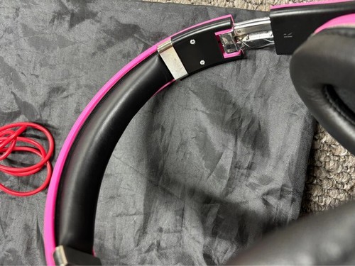 BROKEN Beats by Dr. Dre Solo HD Headband Headphones wired pink PARTS music audio - Foto 7 di 15