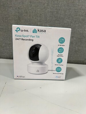 TP Link KC410S Kasa Smart Spot Pan Tilt 24/7 Recording
