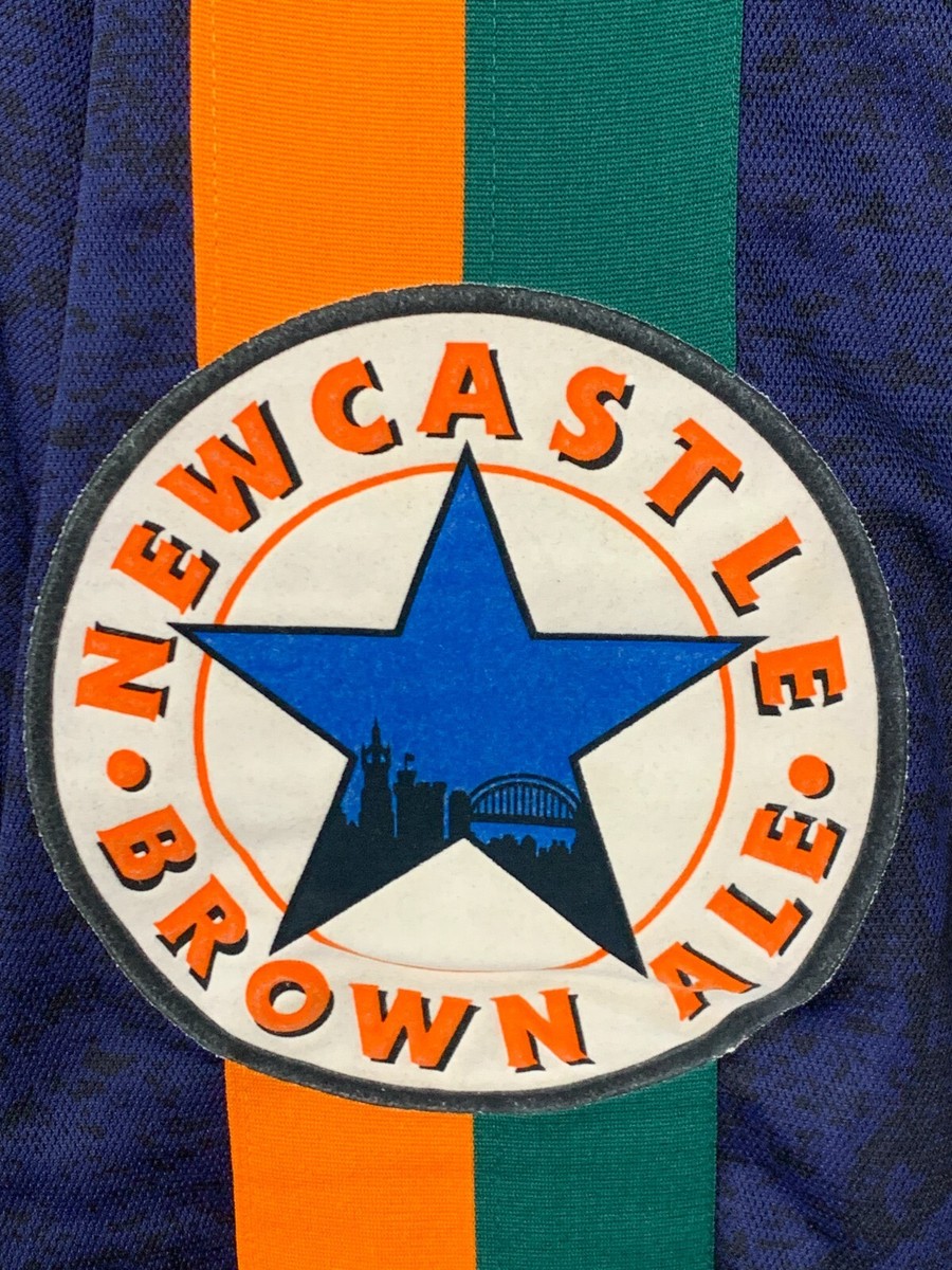 NEWCASTLE UNITED 1997 1998 AWAY FOOTBALL SHIRT ADIDAS JERSEY SIZE