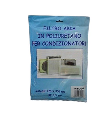 FILTRO UNIVERSALE PER CONDIZIONATORI ARIA IN POLIURETANO 47X30CM
