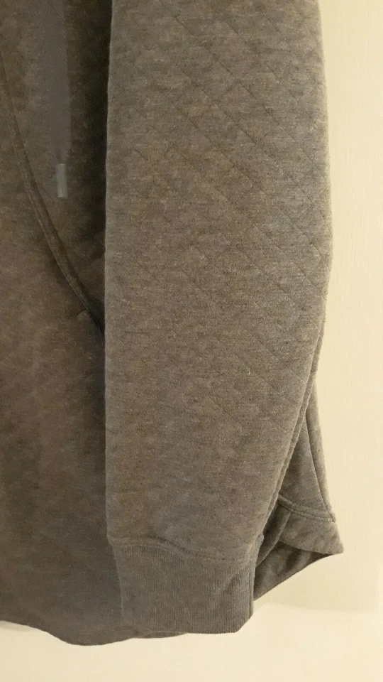 Mujer Talla 3XL/(22) TRABAJOS DEPORTIVOS Med. Sudadera acolchada gris jaspeado Foto 4 de 4