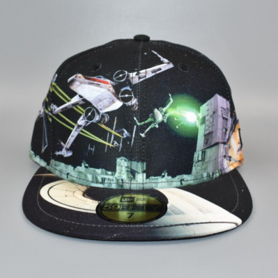 ニューエラ NEW EAR スターウォーズ STAR WARS 7 1/2 Star Wars New Era 59FIFTY All Over Print Fitted Cap Hat - Size: 7
