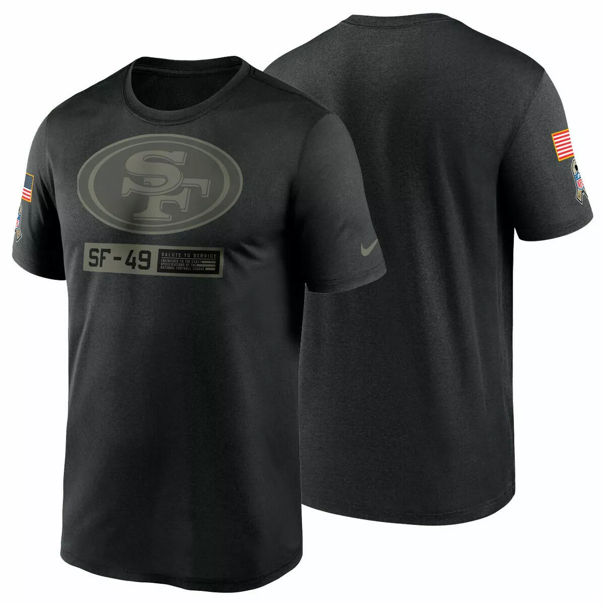 49ers salute to store service t shirt