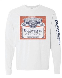 budweiser beer shirt