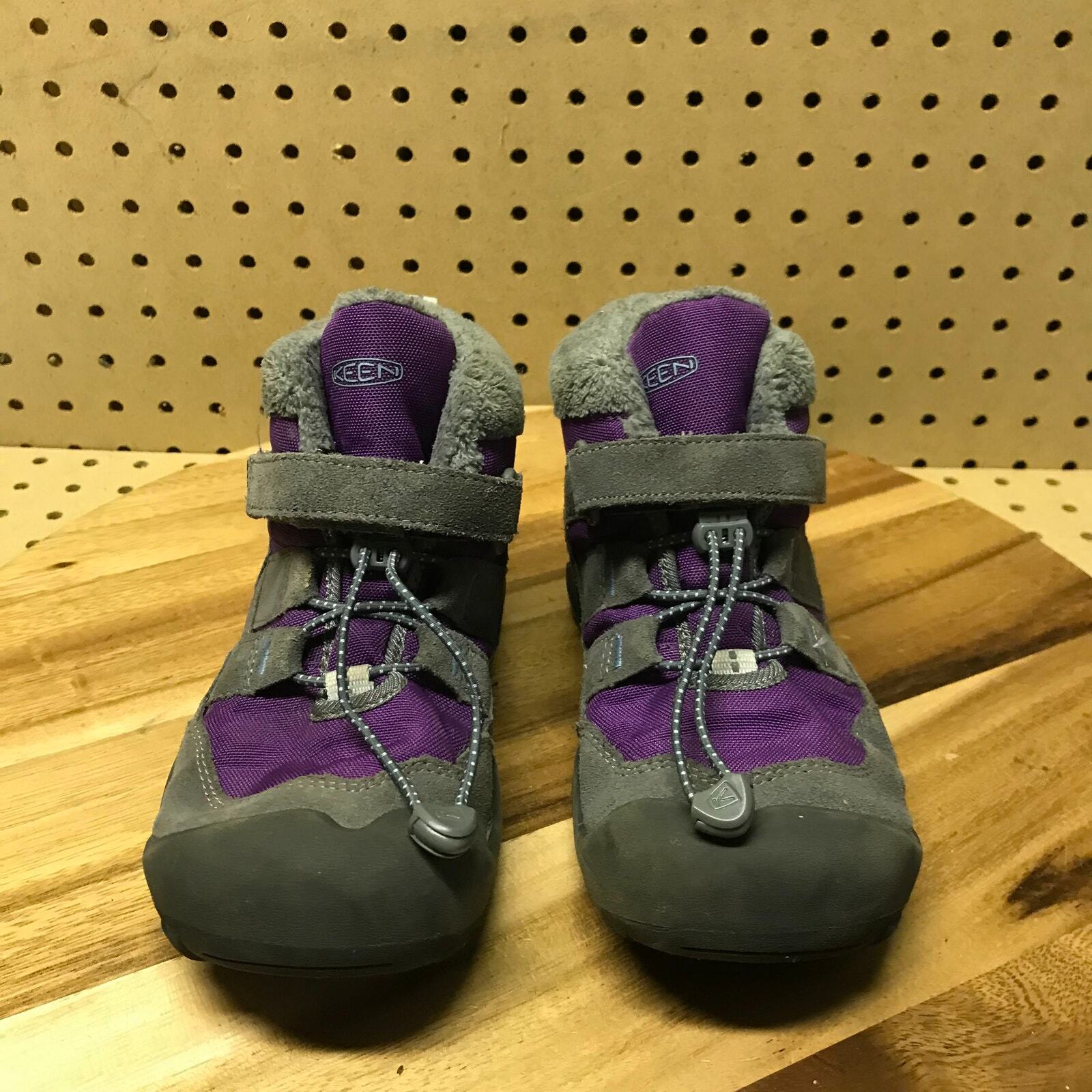 Scarpe da trekking Keen Targhee giovanili taglia 3 viola grigio stringate metà top