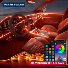 Interior Car Led Strip Lights Car Accessories App Control With Remote 5 In 1 Mus