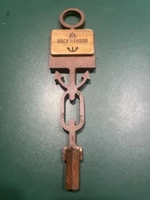 Rock Harbor Wood And Metal Beer Tap. Very Unique 10.5 Inches