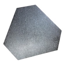 Rotating Hexagonal Glass Display Case with Lock   Countertop Jewelry Display