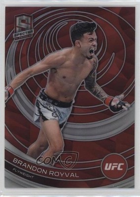 2023 Panini Chronicles UFC Spectra Red Prizm 177/199 Brandon Royval #381 0zz3