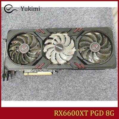 FOR ASROCK AMD Radeon RX 6600 XT Phantom Gaming D 8GB OC GDDR6 Video Graphics