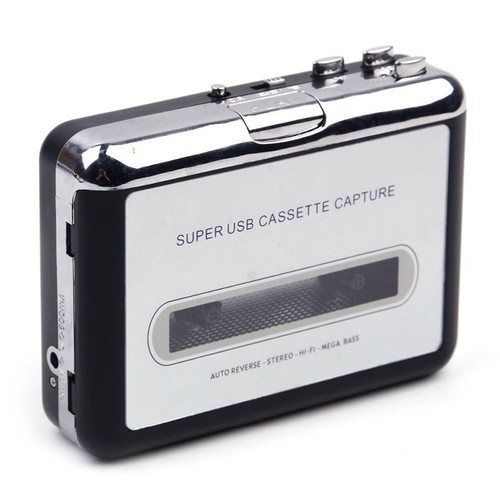 Seamless Tape to MP3 Conversion USB Cassette Player with Enhanced Sound - Picture 1 of 14