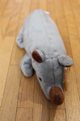 TY Beanie Babies   SPIKE   Rhinoceros - Style 4060   neu   unbenutzt - selten